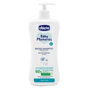 Gel de dus si sampon 2 in 1 fara lacrimi Baby Moments Baby Skin 0 luni +