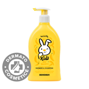 Gel de dus si sampon 2in1 cu aroma de banane