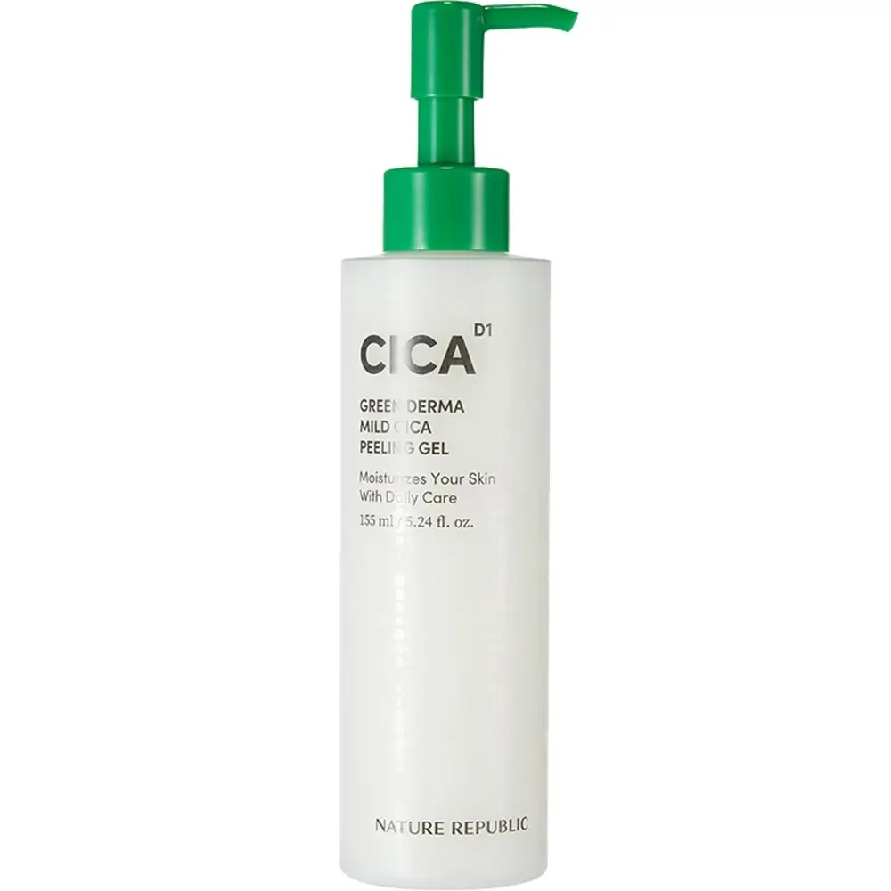 Gel exfoliant cu Centella Asiatica Green Derma