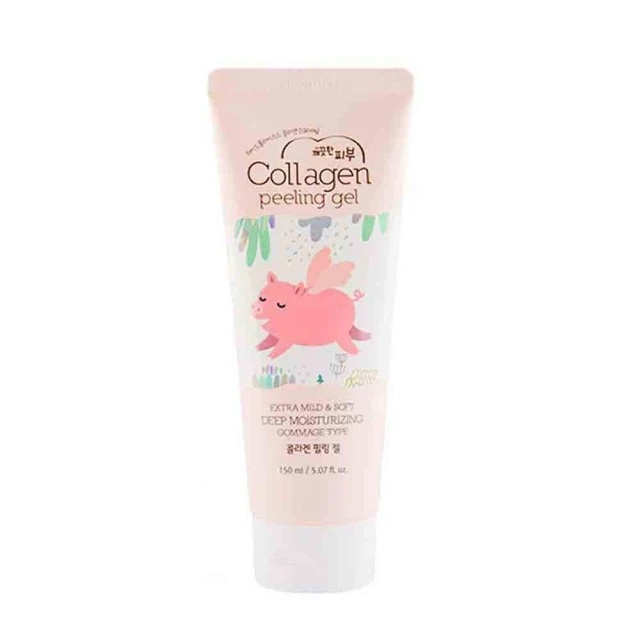 Gel exfoliant cu colagen