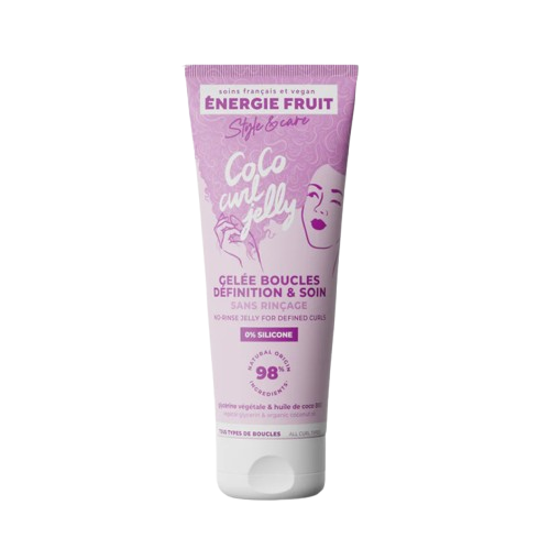 Gel fara clatire pentru bucle definite cu ulei de cocos organic