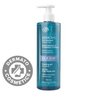 Gel spumant de curatare pentru pielea cu tendinta acneica Keracnyl