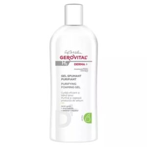 Gel spumant purifiant pentru ten gras H3 Derma+ – 200 ml