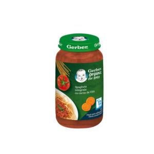 Gerber Bio Piure spaghete cu carne de vita