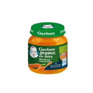 Gerber Morcovi si Cartofi Dulci bio – 125 g