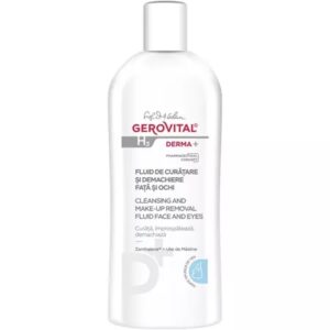 Gerovital H3 Derma+ Fluid de curatare si demachiere fata si ochi