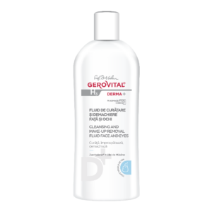 Gerovital H3 Derma+ Fluid de curatare si demachiere fata si ochi