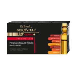 Gerovital H3 Derma+ Premium Care program intensiv de ingrijire booster antirid 7 fiole 2 ml
