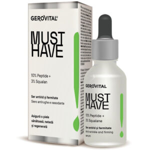 Gerovital Must Have Ser Antirid si fermitate cu peptide 10 %  30 ml