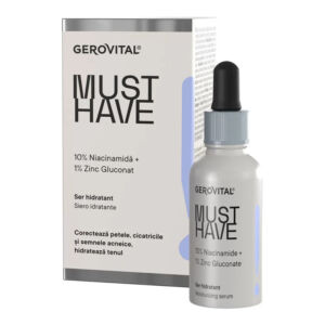 Gerovital Must Have Ser hidratant cu niacinamida 10 % 30 ml