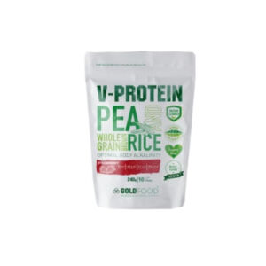 Gold Nutrition Pudra Proteica Vegetala V-protein Capsuni