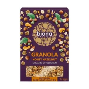 Granola cu miere si alune de padure bio