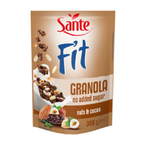 Granola fit cu nuci si cacao