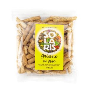 Grisine din faina integrala si mac
