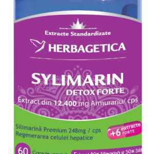 Herbagetica Sylimarin 80/50 Detox Forte x 60 cpr