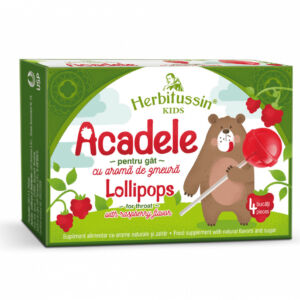 Herbitussin Kids acadele zmeura x4buc
