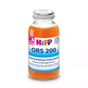 HiPP ORS 200 morcov si orez 200 ml – Rehidratare orala pentru bebelusi +6 luni