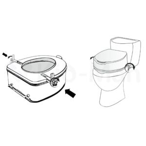 Inaltator de toaleta fara capac 10 cm