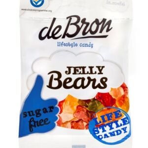 Jeleuri gumate cu aroma de fructe fara zahar si fara gluten Jelly Bears