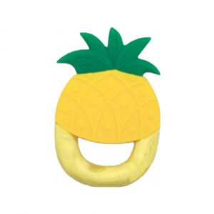Jucarie pentru dentitie din silicon model de ananas