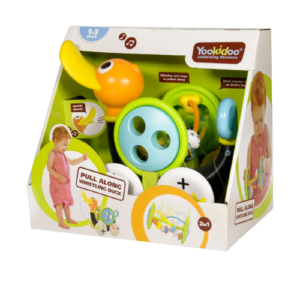 Jucarie rata de tras cu cilindru 2in1 pentru 1-3 ani 40129