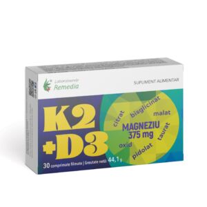 K2 + D3 + Magneziu 375mg