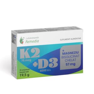 K2+D3+Magneziu bisglicinat chelat