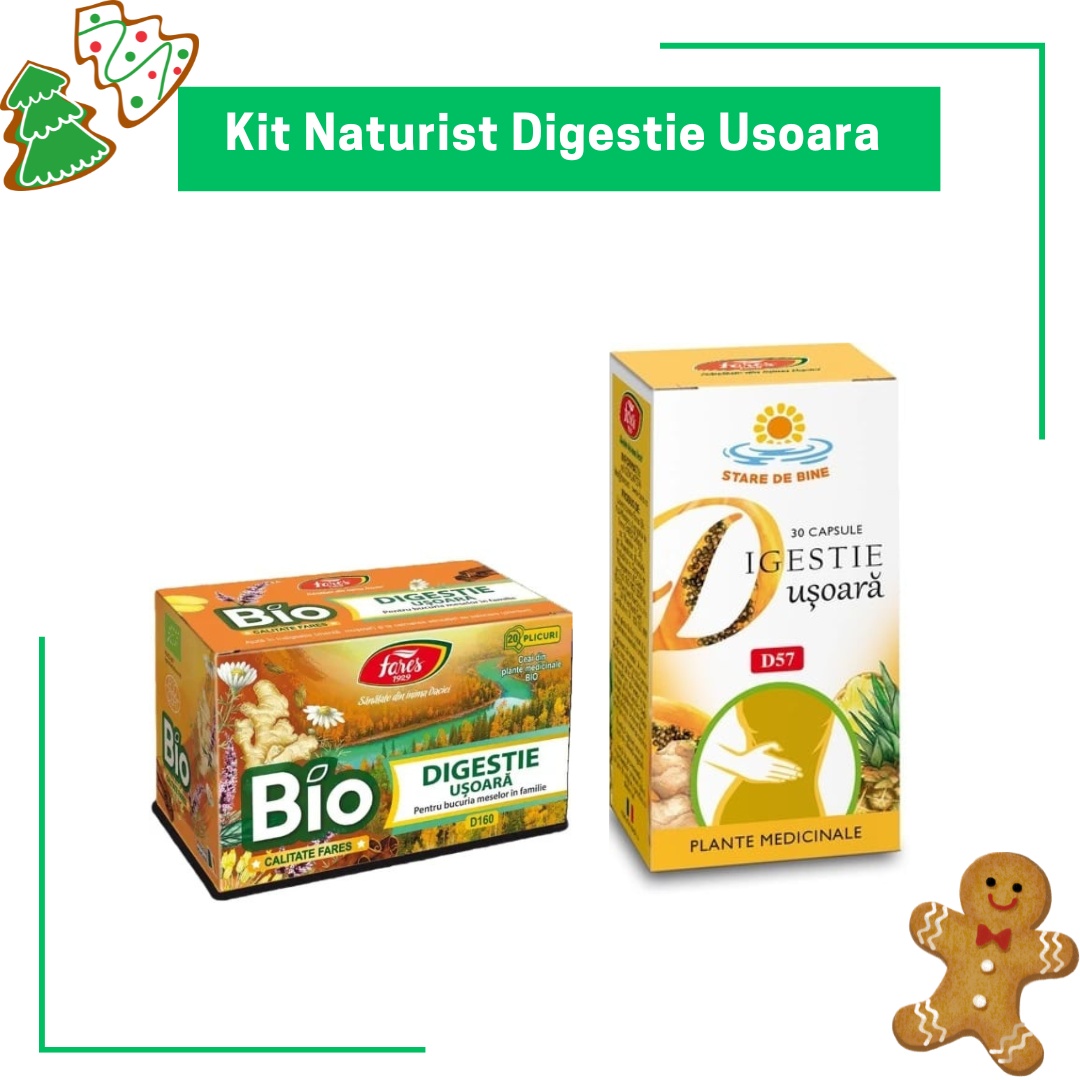 Kit Naturist Digestie Usoara – Editie de Sarbatori