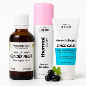 Kit complet alergii cutanate – solutie naturala pentru calmarea pielii sensibile