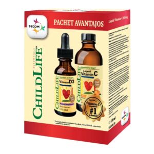 Kit de imunitate pentru copilul tau Vitamin C + Vitamin D3