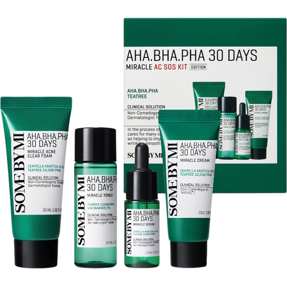 Kit pentru ten acneic AHA BHA PHA 30 Days Miracle