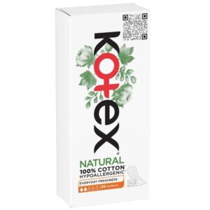 Kotex Absorbante Zilnice din Bumbac Natural