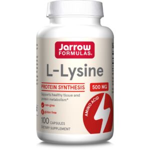 L-Lysine 500mg Jarrow Formulas