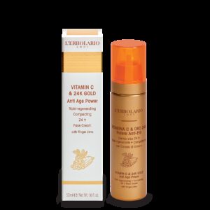 L’Erbolario Crema de fata Vitamina C si Aur de 24K