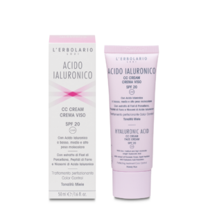 L'Erbolario Crema de fata cu acid hialuronic si miere SPF20