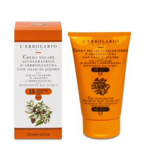 L'Erbolario Crema solara de corp accelerator de bronzare SPF15