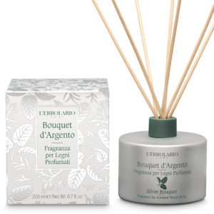 L'Erbolario Parfum pentru camera cu betisoare Silver Bouquet