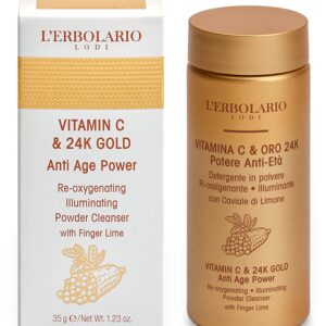 L'Erbolario Pudra de curatare a fetei Vitamina C si Aur de 24K
