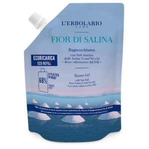 L'Erbolario Rezerva Gel de dus Fior Di Salina Eco Refill
