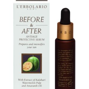 L'Erbolario Ser antiage inainte si dupa expunerea la soare Sun Solara Face Care