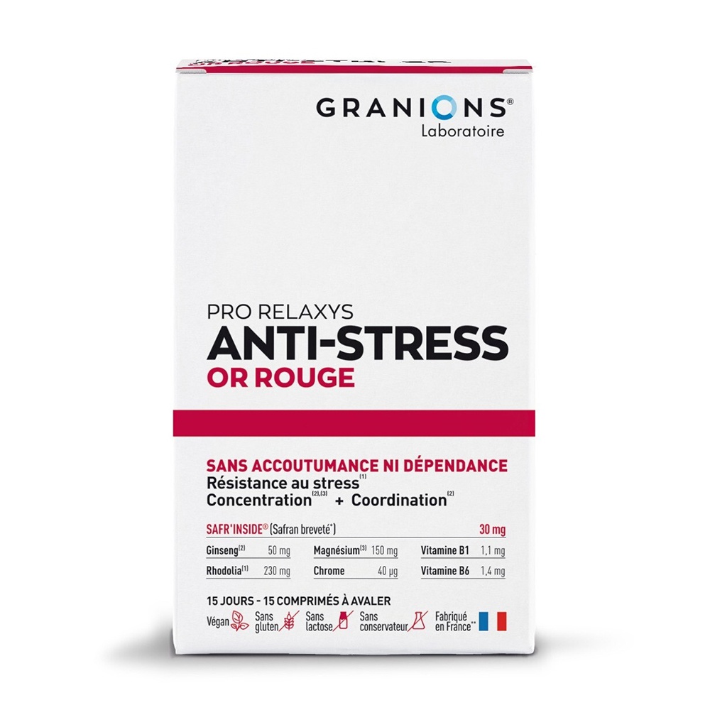 LGN Anti-Stress Or Rouge 15 comprimate