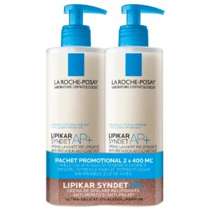 La Roche-Posay Bipack Lipikar Syndet 2 X 400 Ml + Mostra