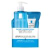La Roche-Posay Pachet promotional Lipikar Gel de Spalare 400 ml + Rezerva 400 ml + Baume Light 15 ml
