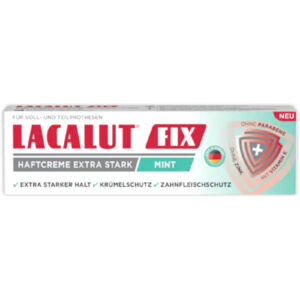 Lacalut crema adeziva pentru proteza dentara Fix Mint 40g