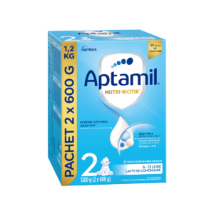 Lapte de continuare pentru 6-12 luni NUTRI-BIOTIK 2