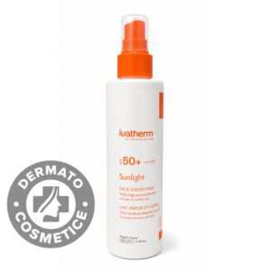 Lapte pentru fata si corp cu protectie solara SPF 50+ Sunlight