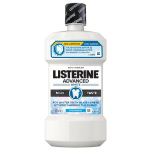 Listerine Advanced White Mild Taste  Apa de gura fara alcool