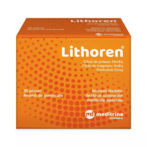 Lithoren pulbere solurtie orala