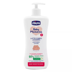 Lotiune dermatologica fluida pentru corp Baby Moments Sensitive 0luni+