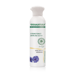 Lotiune tonica pentru ten normal cu aloe vera si albastrele
